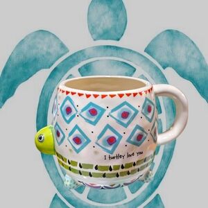 Natural Life Turtle Love Ceramic Mug